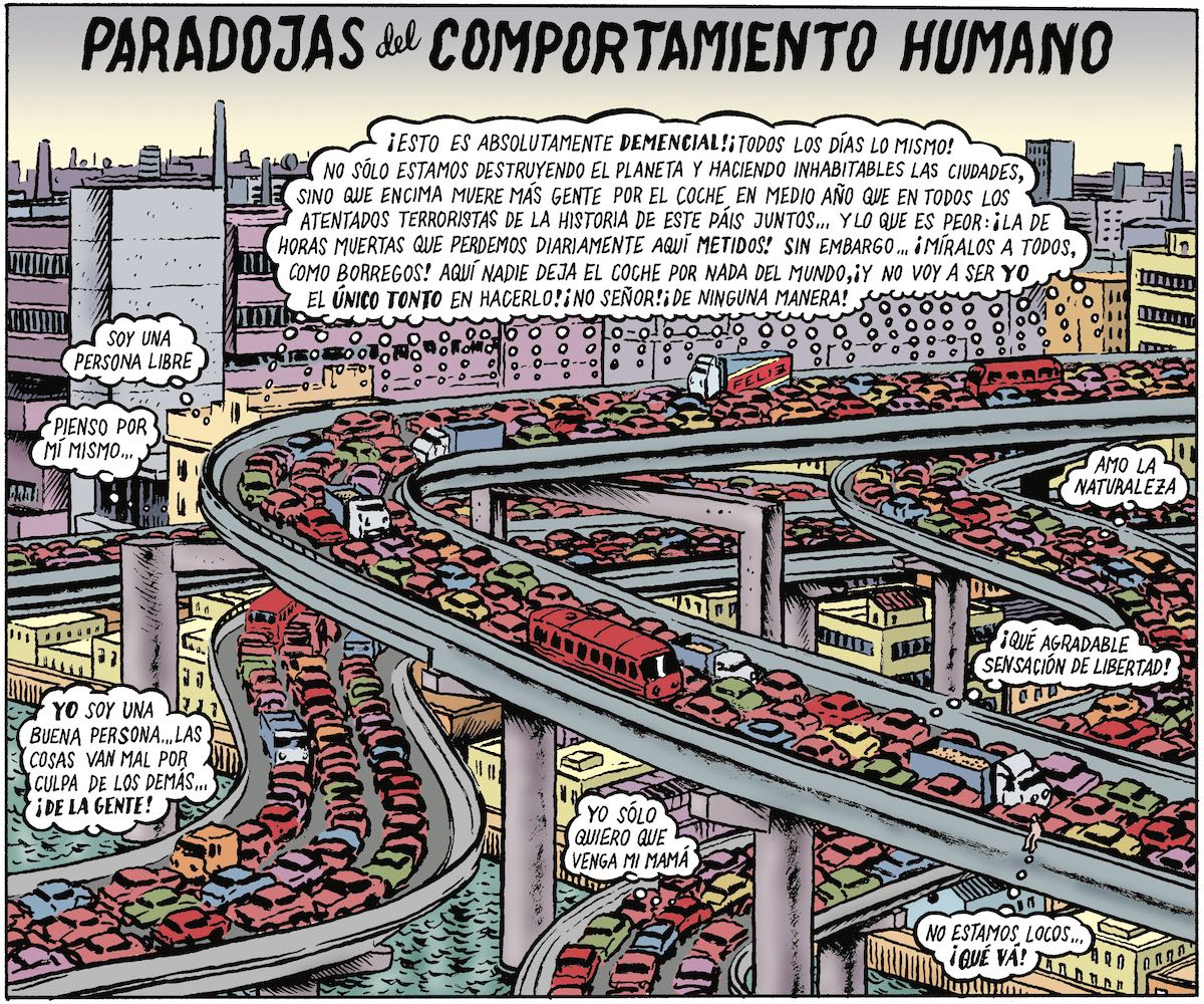 Per deixar enrere la "cultura del motor", promocionada fins l'extenuació per certs lobbys i interessos, només cal voluntat i determinació sense mitges tintes

No hi ha terme mig: prou promocionar l'automòbil!
#RecuperemLaCiutat
#NoEnsVendreuLaMoto