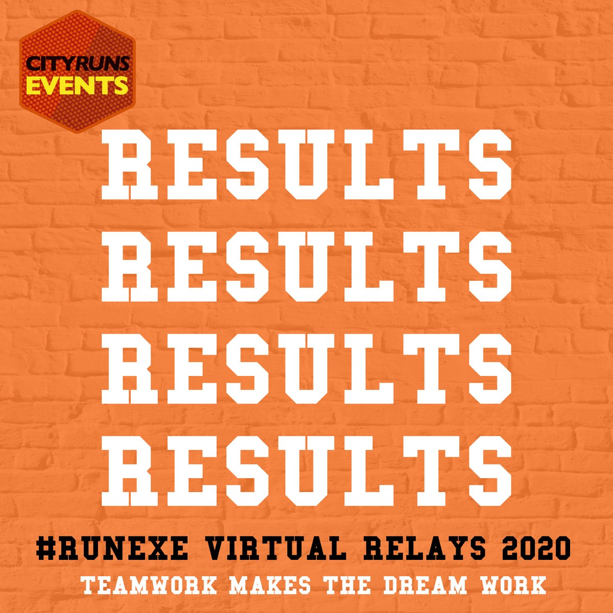 👀 RESULT 👀

Provisional team and individual results now on website - city-runs.co.uk/run-exe-virtua…
-
Well done everyone you "done good".