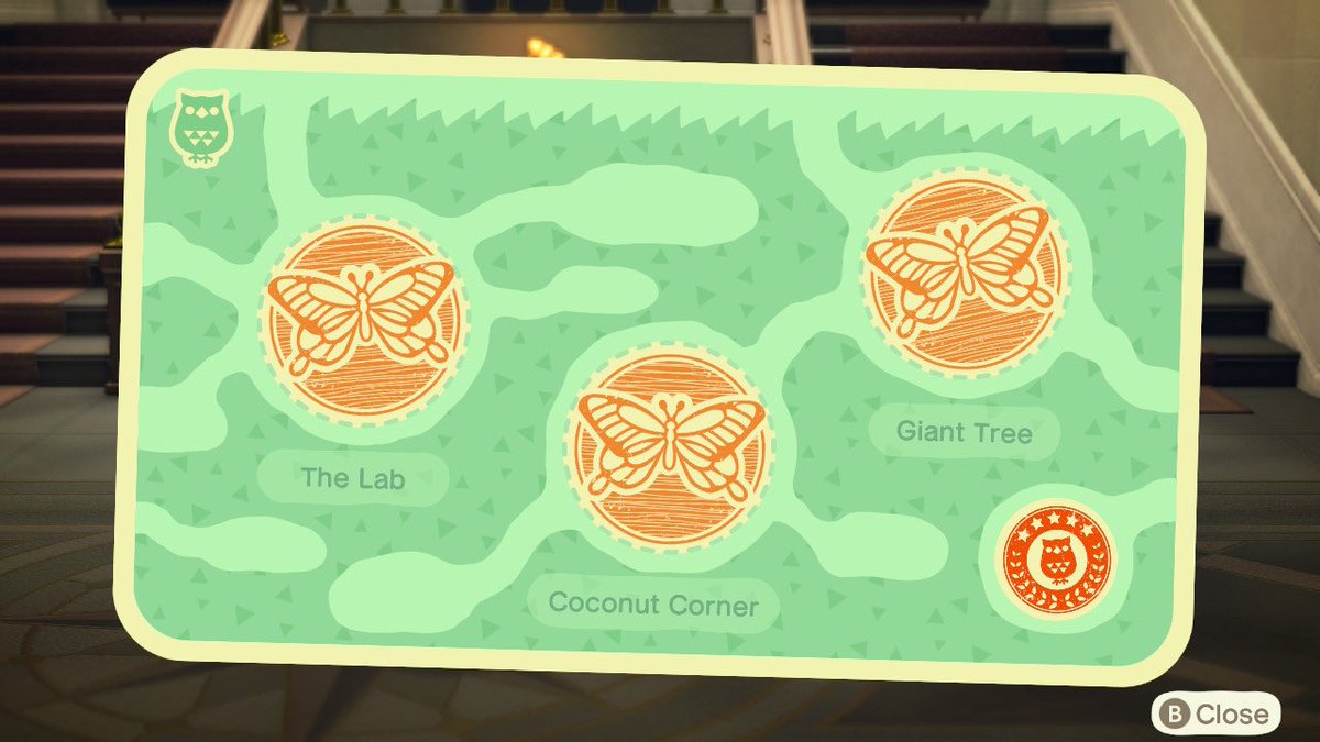 MojoOfNacho's tweet photo. Really enjoyed the stamp collecting event in the museum today! Hope they roll out a few more events during this time too. Pretty decent items for completing too! #ACNH #AnimalCrossingNewHorizons #AnimalCrossing #Blathers #MuseumDay #NintendoSwitch #Fossils #Insects #Fish https://t.co/anSODHajey