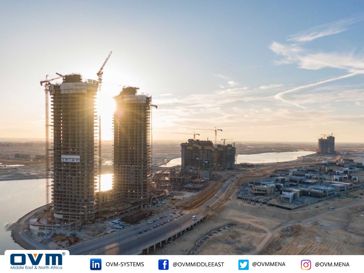 OVMmena's tweet image. {Update} Completion of Post-tensioned concrete slabs works for the first Two Towers of Alamein Towers “Package 1” Project in New Alamein city in Egypt, Execution of OVM Certified Applicator in Egypt: SteelTec Co.

#OVM_Featured_Projects