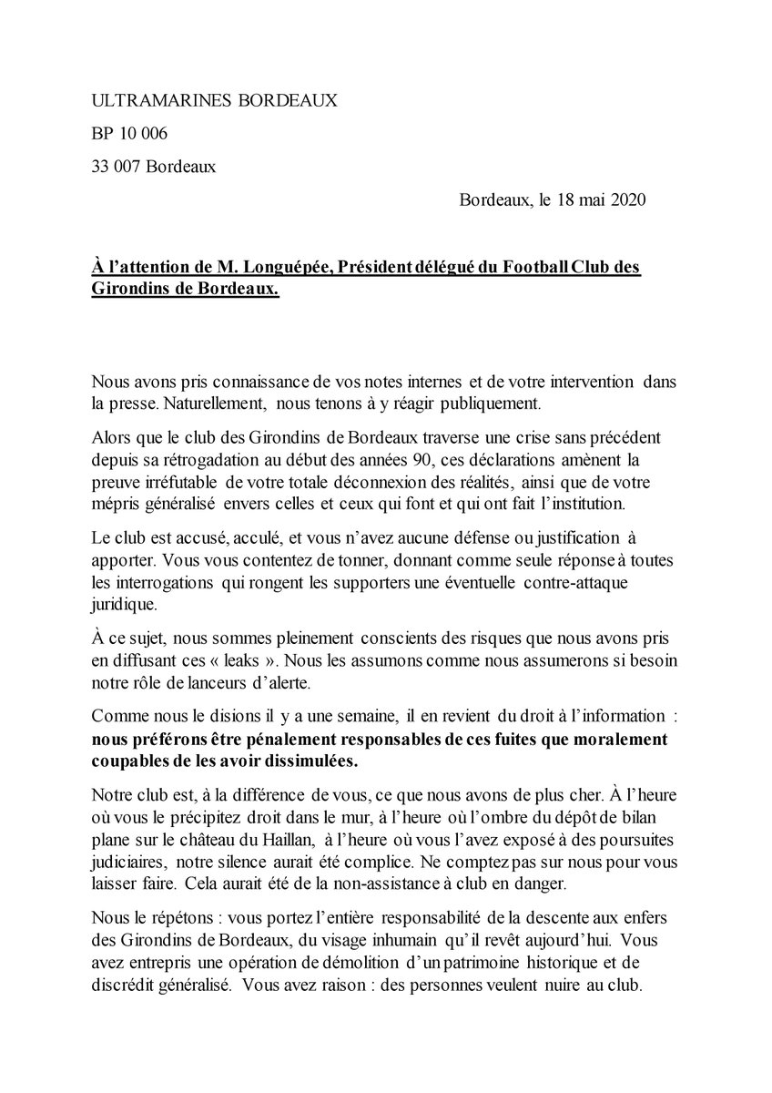 ub87officiel's tweet image. [Lettre ouverte]

À l'attention de M. Longuépée. 
En copie à vous tous et à vous toutes.

Merci du soutien ! On ne lachera pas !

➡ultramarines87.blogspot.com/2020/05/lettre…⬅