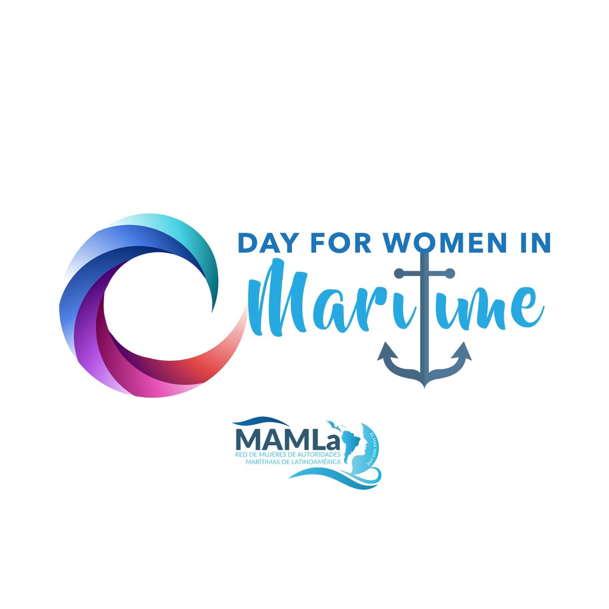 Hoy 18 de mayo, celebramos el Día de la Mujer en el Sector Marítimo, una iniciativa del Pacífico. Gracias @IMOHQ por todo el apoyo.
El logo representa en los 6 trazos de la ola a las 6 Asociaciones de mujeres de la OMI: AWIMA, WIMA Asia, WiMAC, @WOMESAHQ, @PacWIMA y @RedMAMLa