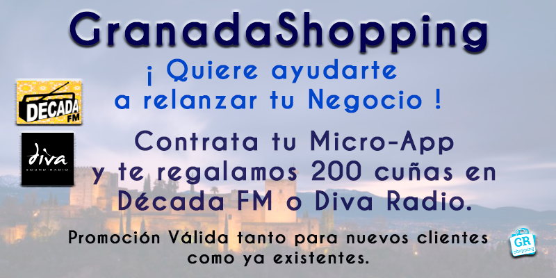Granadashopping's tweet photo. Promoción válida para nuevos clientes y clientes existentes. Solicita tu campaña enviando un correo a granadashopping@gmail.com.
Entre todos volveremos a recuperar la actividad deseada. https://t.co/fbP27PPxbq