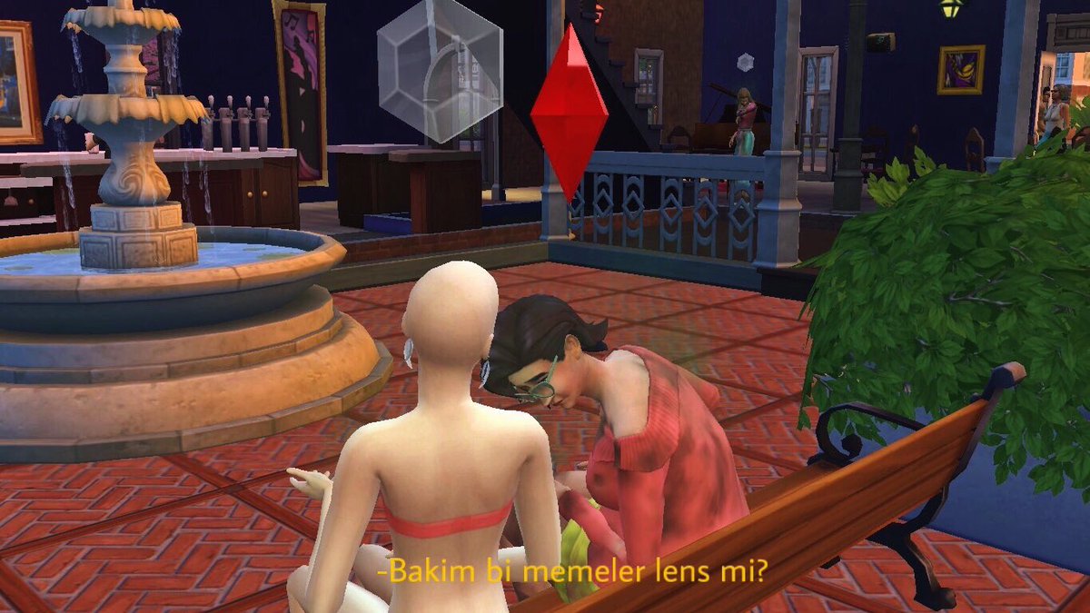 cadifindugu's tweet photo. Gwendolin, kokuşmuş Çılgın Sedat’ı eve dönmesi için ikna etmeye çalışıyor. Çılgın Sedat’ın aklı başka yerlerde şekerayslar.....
-Boobs are real??!?!
Gwendolin is trying to persuade rancid Crazy Sedat to return home. She’s mind is a long way off. #TheSims4 #thesimsmemes https://t.co/cK6xI897n1