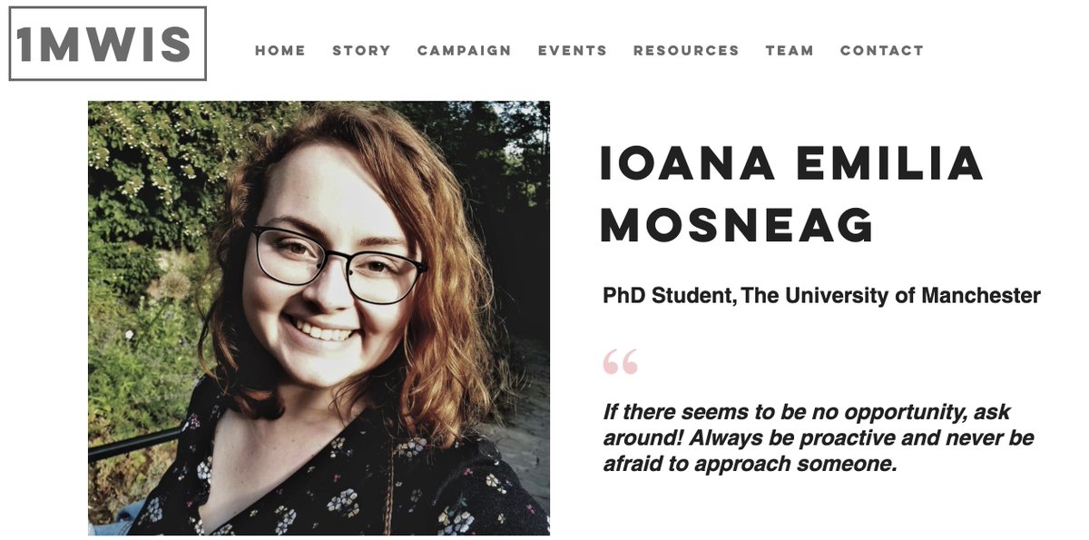 THREAD 8/100Welcome Ioana Emilia Mosneag - a PhD student - who's researching how two different drugs interact in the brain after a stroke. She also runs outreach activities to inspire young people to pursue science. Ft & thx  @MosneagIoana  http://www.1mwis.com/profiles/ioana-emilia-mosneag