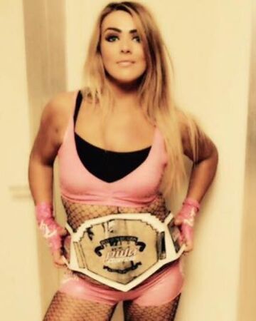 Todays happy flash back  @mothfromdaflats been ott womens champion and gender neutral champion at the same time good times in ott Also back when kazza g was alive been pwa champion good times