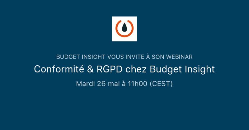 Powens_eu's tweet photo. Webinar #Conformité #DSP2 & #RGPD Mardi 26 mai à 11h pour tout savoir sur la conformité au sein de Budget Insight ainsi que les implications pour les différents acteurs. Inscrivez-vous !
https://t.co/xT24WYHIpQ
#Compliance #PSD2 #GDPR #webinar #BudgetInsight https://t.co/sGsbIf1OfG