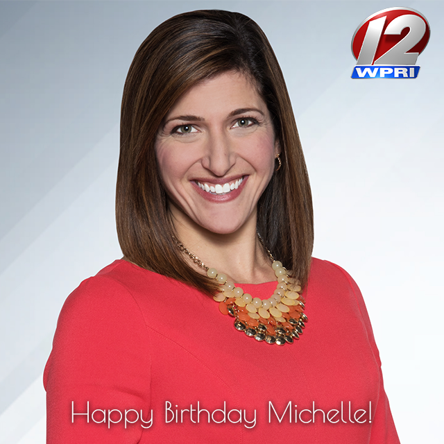 wpri12's tweet photo. Wishing a very happy birthday to @michmuscatello 🎂 Help us wish Michelle happy birthday by following her page! #wpri12 #happybirthday #wpribirthday https://t.co/xZtHHFJZ9X