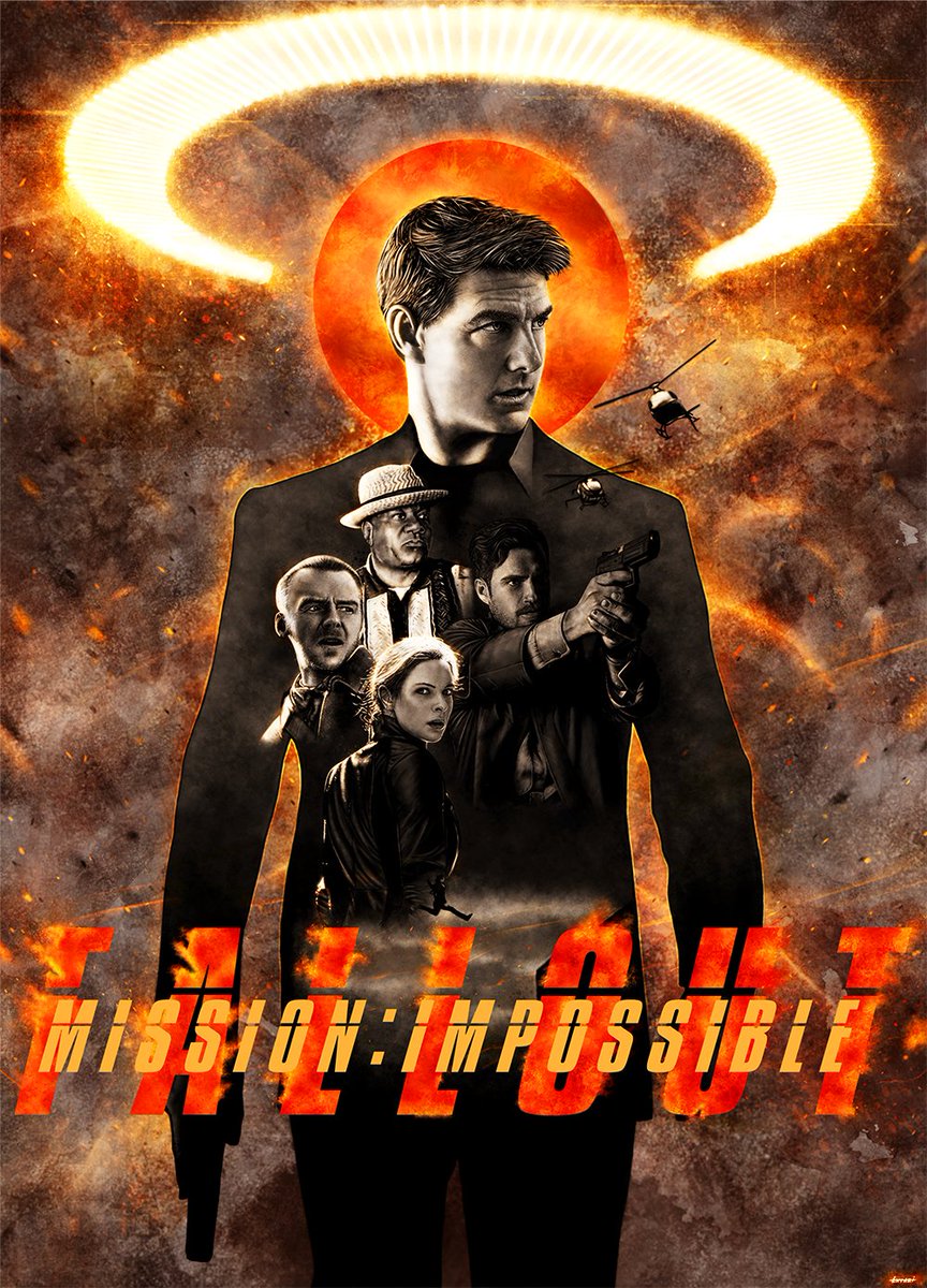 PosterSpy's tweet photo. ⭐ Featured in today's #MondayMotivation - Mission Impossible: Fallout poster uploaded by @p1xer, love the textures &amp; colours in this 👌

This week's round-up includes posters for Bram Stoker's Dracula, Raw, The Birds, Trainspotting &amp; more:

https://t.co/MMnFGcRmPe

#PosterSpy https://t.co/9v32dKp3gi
