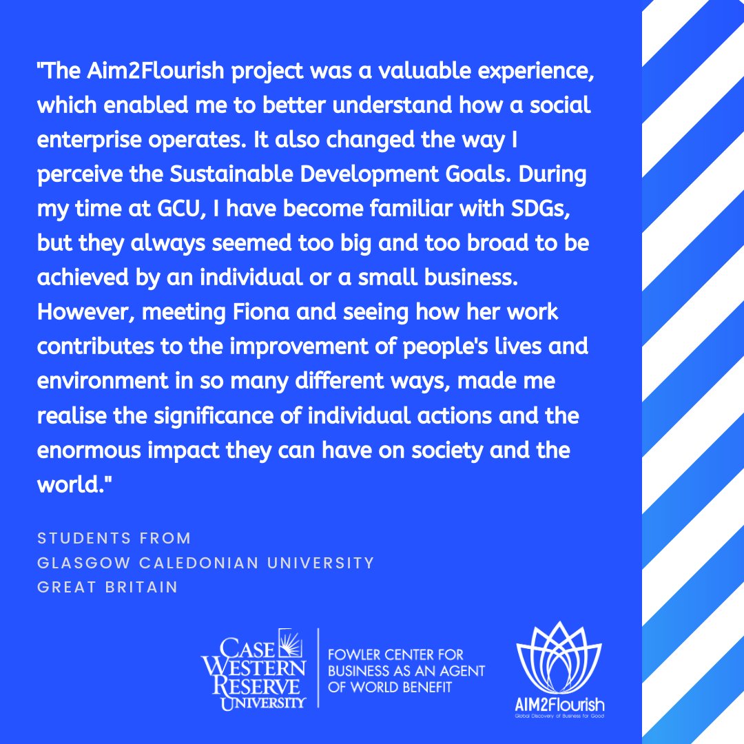 AIM2Flourish's tweet photo. In this crazy world, building personal connections is tough, but even more critical in solving our business challenges. See how AIM2Flourish can help your students build those connections. #FlourishPrizes2020 #sustainability #digitalassignment #GlobalGoals https://t.co/b4SU3R9VIT