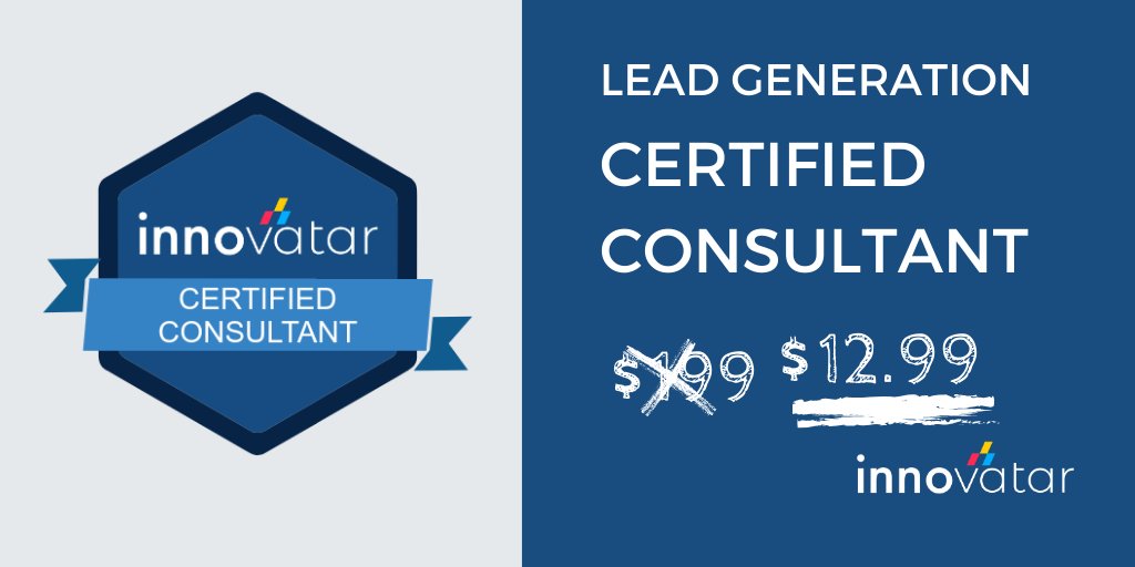 BizStrat4Execs's tweet photo. Only this week: Become a Certified Lead Generation Consultant at the lowest price. Info > https://t.co/feyXnBN4lU https://t.co/l33QvRpNaT