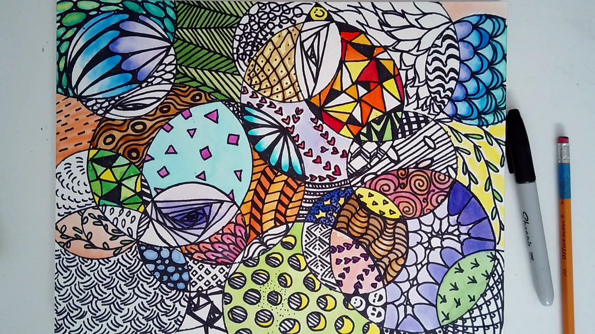 mrslynnsartroom's tweet photo. This week we explore Pattern, one of the principles of art!  Principles use the elements as building blocks to create interesting artworks.  Hope our @BASDFtHill students and families enjoy trying it out! #basdarts https://t.co/JkKSwx1oUT https://t.co/CvNbbj2Gsb