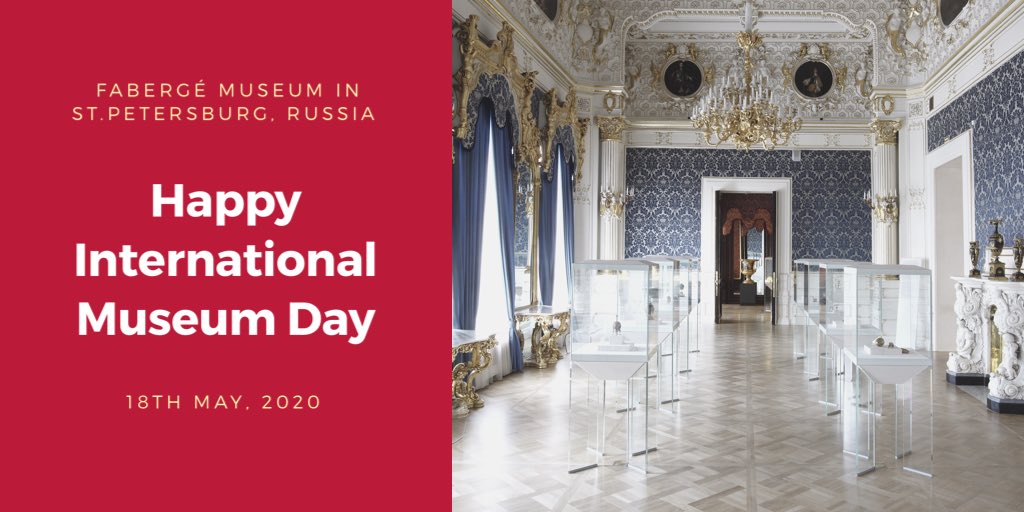 Museum helps us understand and appreciate various cultures. On the occasion of #InternationalMuseumDay Fabergé Museum congratulates colleagues and thanks for labor, inspiration and saving great #beauty!🙌🥳