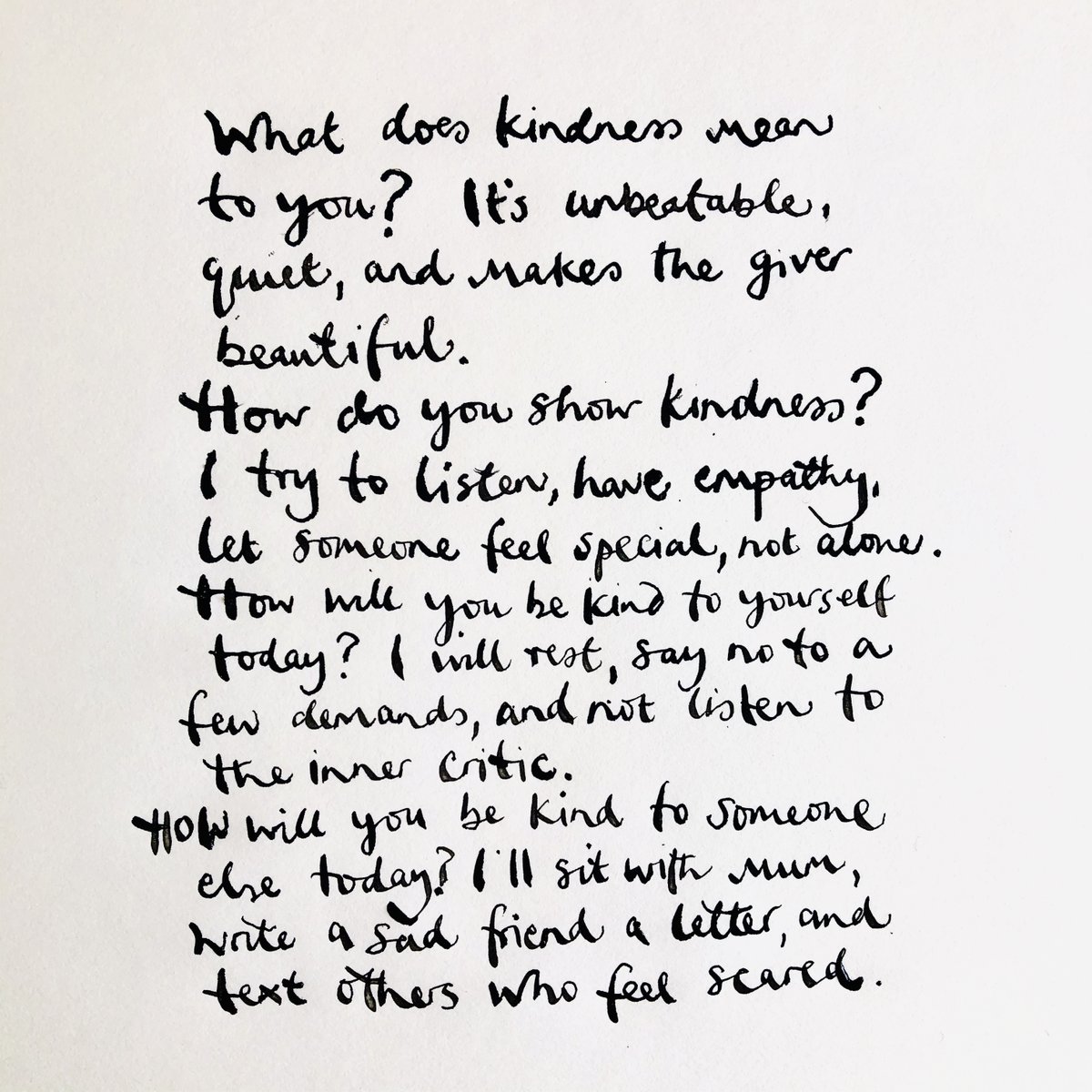 “It’s unbeatable, quiet, and makes the giver beautiful” 

We asked the amazing <a href="/charliemackesy/">charlie mackesy</a> about what kindness means to him for #MentalHealthAwarenessWeek, and he created this beautiful response #KindnessMatters 💚