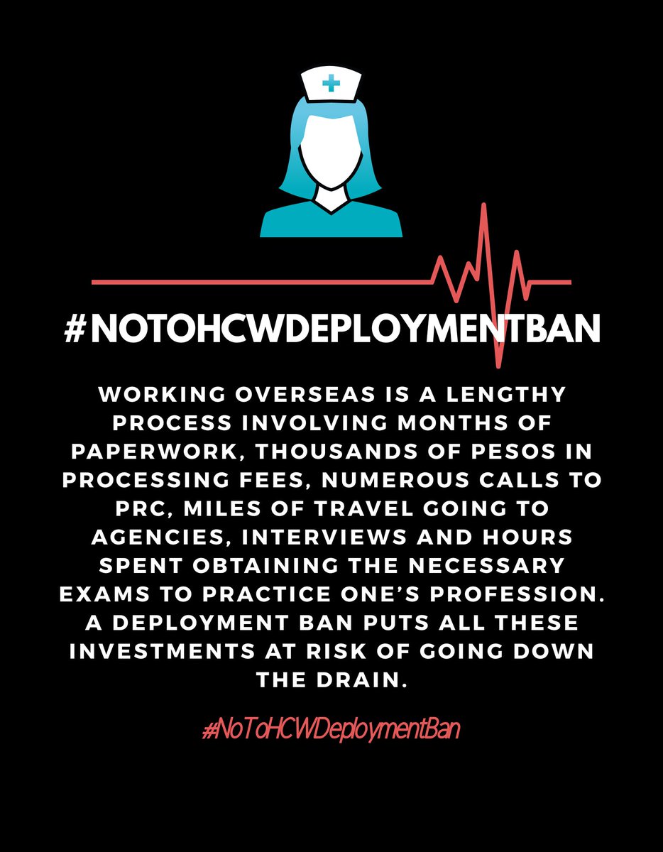 Ryan199414's tweet photo. Other requirements and expenses for processing were not included. In my case I've spent more than a hundred and it was my hard earned money. My documents are soon to be expired because of the deployment ban which really puzzled me, leaving me a big question.
#NOTOHCWDEPLOYMENTBAN https://t.co/3ryKiW9QKk