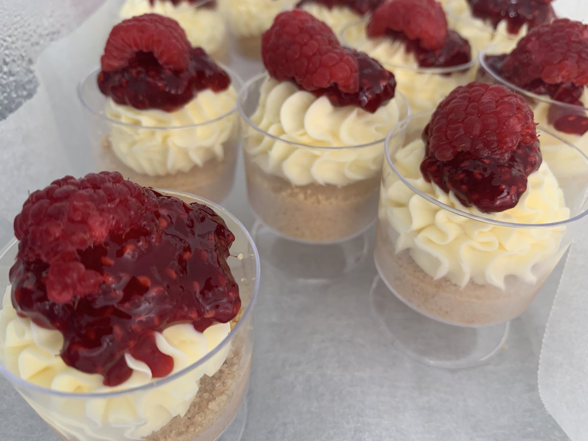 A few raspberry cheesecake... looking all lush #ladygreenshightea #adelaide #hightea