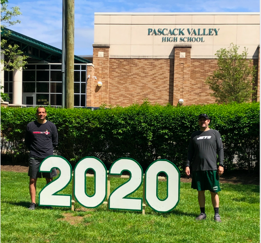 PascackValleyHS's tweet photo. Students, you inspire me every day! I hope you enjoy this DIY project I made to honor #Classof2020. 

#ValleyPride @classof2020pv @egunder @pvrhsd https://t.co/qBECIdHYDz