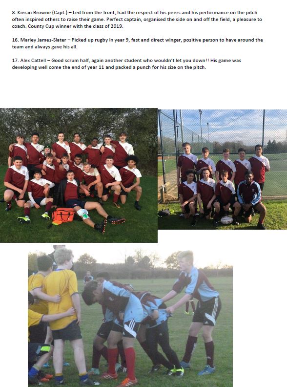 Class of 2020 - Moulton Rugby Team
A fantastic team which reached this season's County Cup final, great memories over the years, enjoyed every minute teaching and coaching these students.
We wish you all the best in the future, take care and keep in touch.
#TeamMoulton #Proud