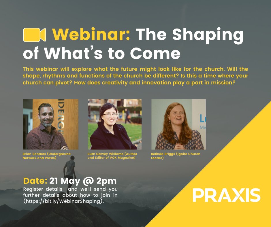 Really looking forward to this webinar featuring <a href="/BSunderground/">Brian Sanders</a> <a href="/IgniteNetOnline/">Ignite Network</a> 's Belinda Briggs and <a href="/vox_ie/">VOX Magazine</a> 's Ruth Garvey-Williams on Thursday at 2pm. Be sure to register to get the link details at bit.ly/WebinarShaping