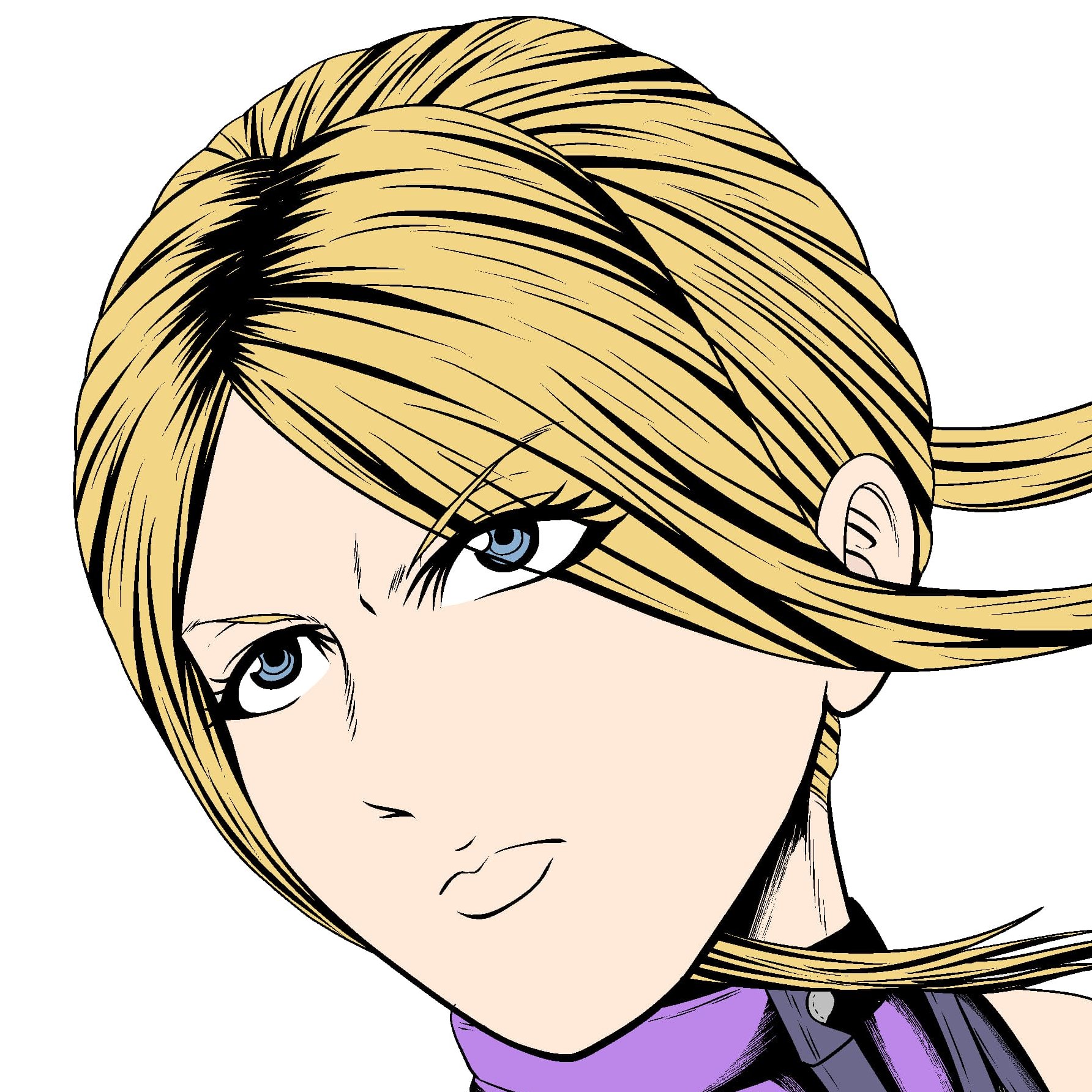 手描きイラスト 鉄拳 TEKKEN ＜ ニーナ・ウィリアムズ ＞ 同人 直筆