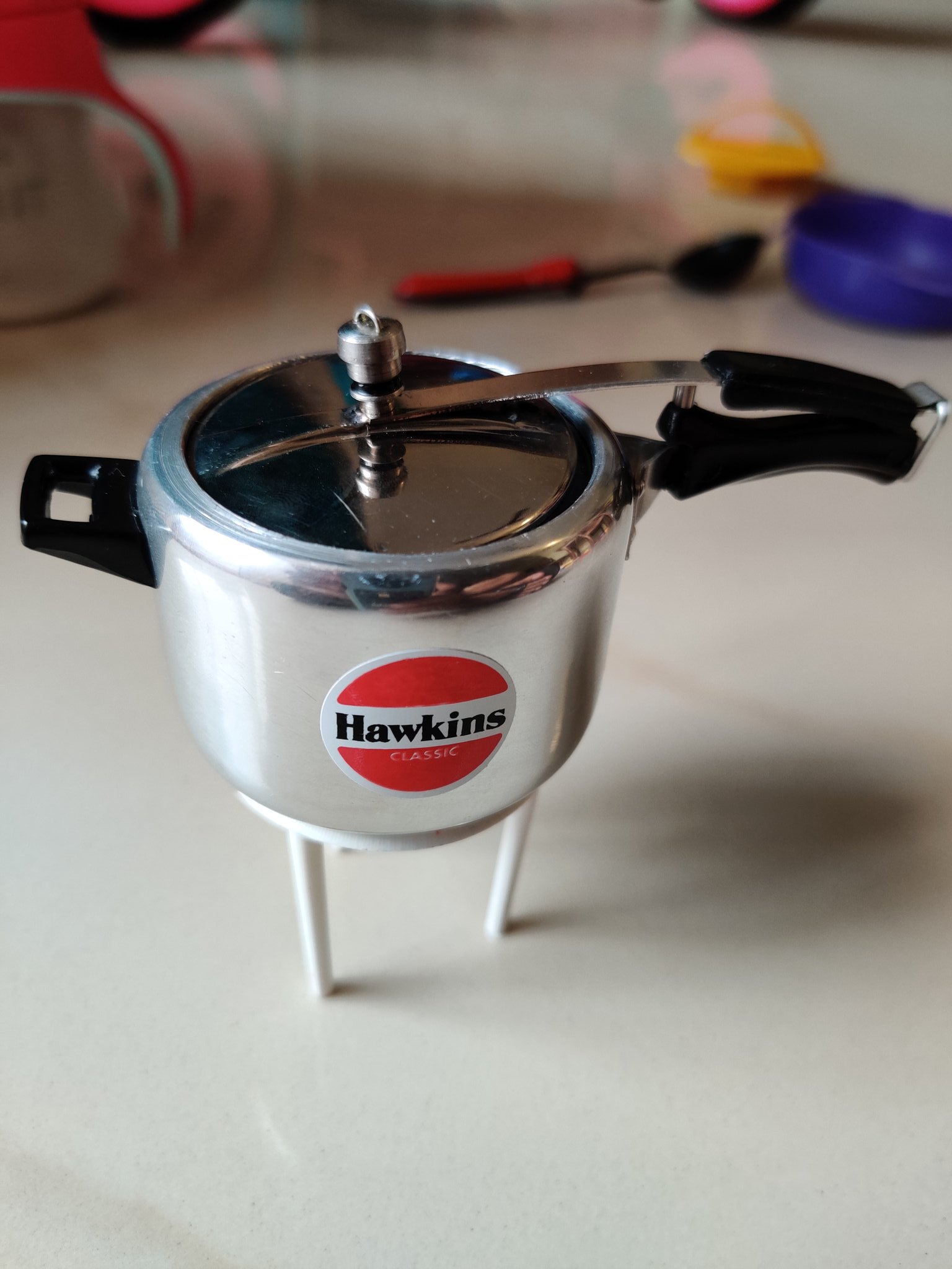 Hawkins Mini Pressure Cooker for Baby Editorial Stock Image