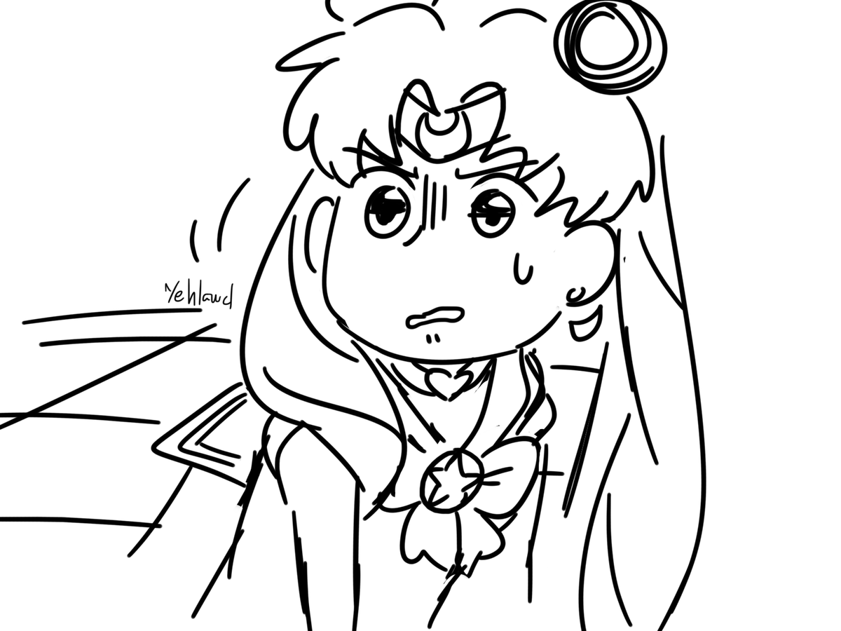 it's been a long while to do a redraw like this #sailormoonredraw 
