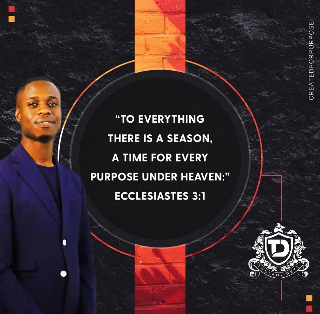 minthulanidete's tweet photo. "Understanding SEASONS and PURPOSE.." #BornForAPurpose #MySeasonIsNow https://t.co/IoJzefl3uP