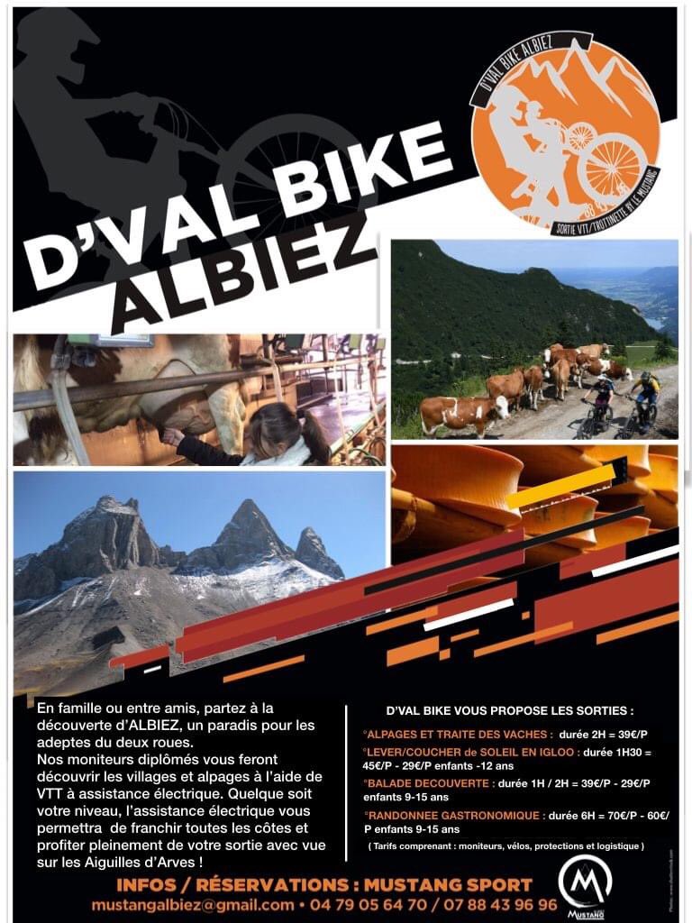 Et si vous passiez vos vacances d'été en famille dans notre station Village Authentique d' Albiez Officiel ???
Le Mustang - Skimium Albiez - VIAL Pierrick vous propose des activités familiales au grand air et au sein de grands espaces tel que le Pied des Aiguilles d'Arves !