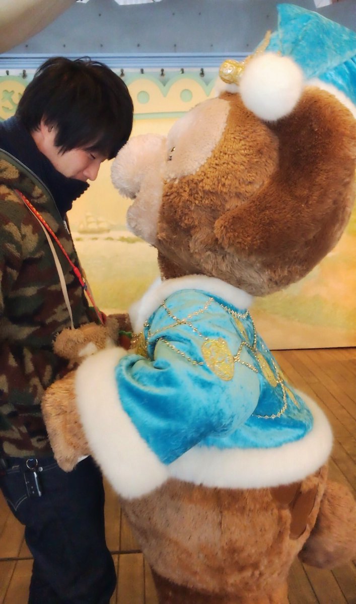 おでこにちゅー😍
#ダッフィー  
#会いたい
#ディズニー