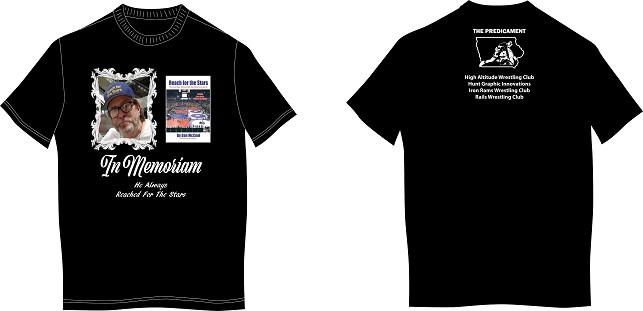 Here is a look at the Dan McCool T-Shirt. All proceeds go to a scholarship fund in his name #iahswr