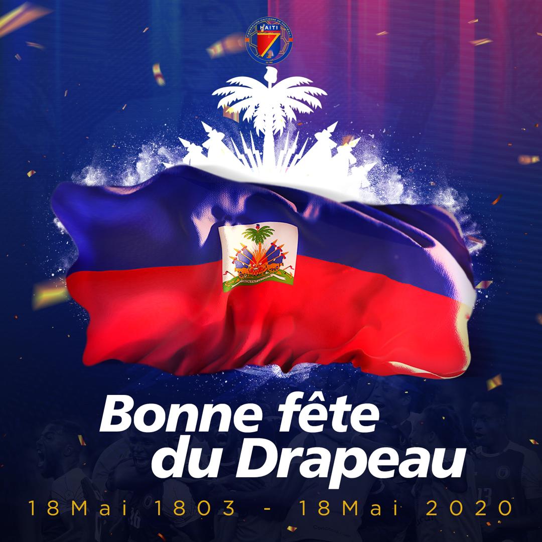 fhfhaiti's tweet photo. Nap toujou travay di nan SEKTÈ foutbòl la pou nou fè DRAPO sa zansèt yo kite pou nou an FLOTE PIWO pandan nap salye memwa yo tout #FêteDudrapeau #FHF2020 #Kiteboullawoule⚽🇭🇹 https://t.co/DPhtxCbQJU