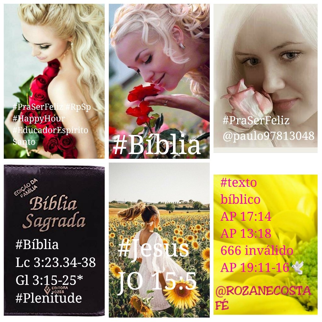 Rozane_Costa's tweet photo. #ESPADAdoESPIRITO #ConectadosComAPalavra  @RosaMar14112784
"E os que usam deste mundo, como se dele não usasse,  porque a aparência deste mundo passa* #1Cor7:31 "Jesus hoje diz: quem quiser me seguir seja da minha linhagem *#Mt1:1-17 #Jo6:60-69🕊📖💡🌻🌷❤💫 https://t.co/yqmEMccIlO