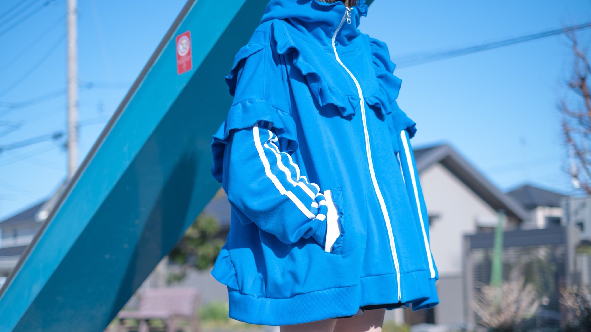 G-DRAGON ジヨン　パーカー HOODIE TIE-BLUE ver G-DRAGON ジヨンパーカー HOODIE TIE-BLUE ver