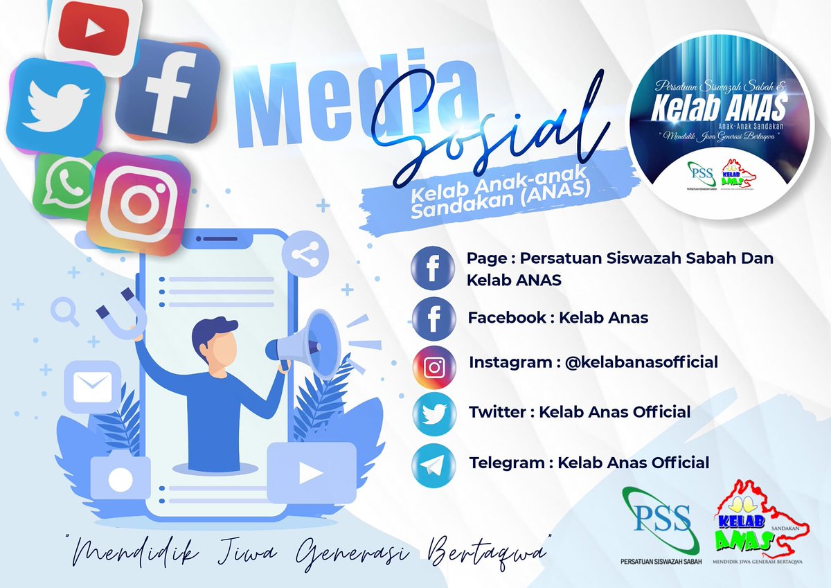 PSSAnas's tweet photo. [#MediaANAS]

Jom pakat follow Kelab ANAS di akaun rasmi milik kami. Ringan-ringankan jari anda untuk klik pautan di bawah. 🤳🏻

• Facebook : https://t.co/d7a3JmoZXL
• Page : https://t.co/4bMxtDkw3H
• Instagram : https://t.co/aHd8boQ7vq
• Twitter : https://t.co/XfPuw4UGGu https://t.co/JWR3YOi8Mr