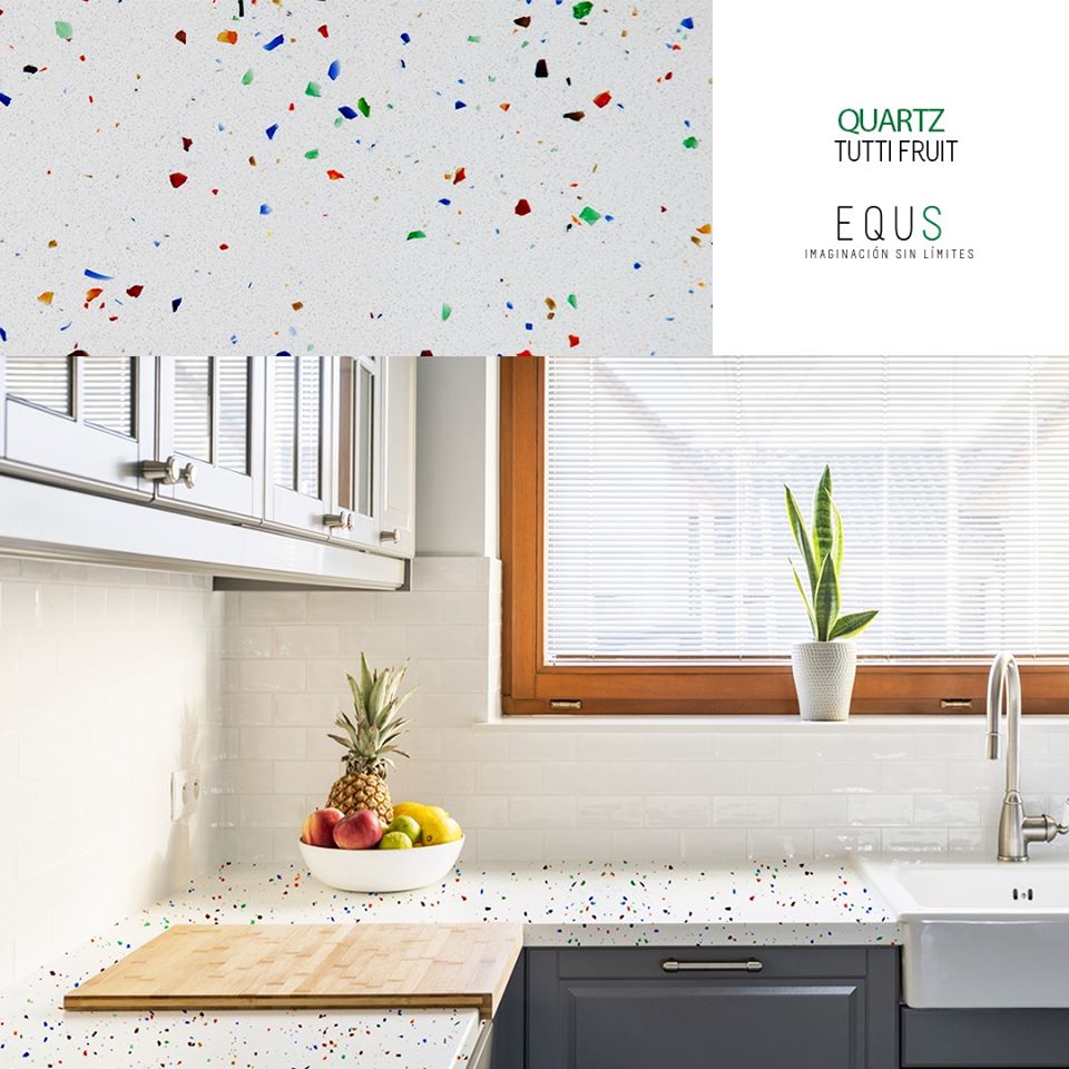 EQUSsl's tweet photo. Con Equs Quartz Tutti Fruit consigue una encimera de gran calidad, con un color y diseño exclusivo y el mejor servicio postventa.
En Equs solucionamos cualquier problema de una forma rápida y eficaz, te garantizamos calidad en todo el proceso.

#ImaginaciónSinLímites https://t.co/0lZToabkU3