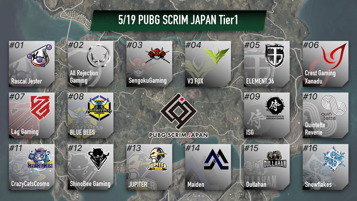 PUBGSCRIMJAPAN's tweet photo. 🔥PUBG SCRIM JAPAN Tier1🔥
🔊神視点情報🔊

5/19(火) 20:45〜
実況はLed Gaming 所属　DIDO (@dido_dyNam1c )
でお送りします！

放送チャンネル▶️https://t.co/OYeIoyZ5vV https://t.co/sUVoDB4Dy8