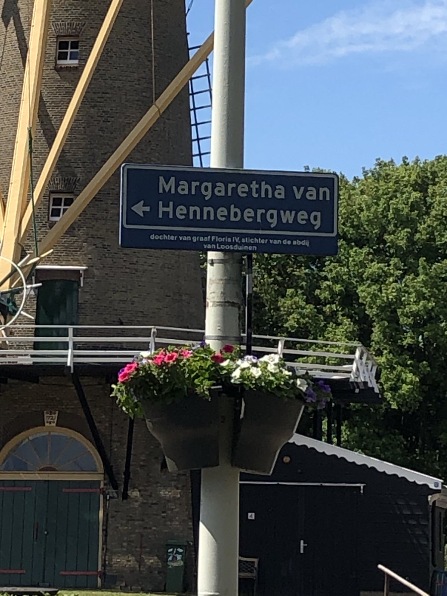 Al gezien? Van Loosduinse Uitleg tot bij de molen hangen dubbele bloembakken aan lantarenpalen. #LoosduinenLeeft kan ook fleurig.