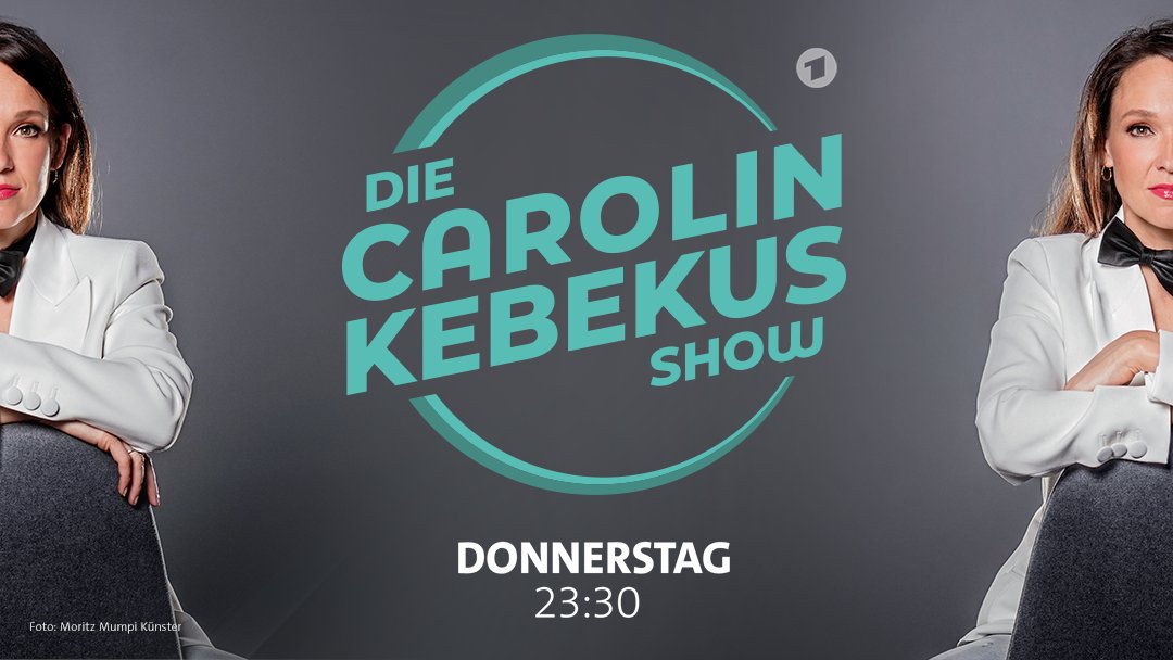 carolinkebekus's tweet photo. Am Donnerstag zieh ich mich extra schick an, weil da kommen @cluesomusik und @MOTSI_MABUSE in meine neue Sendung #DCKS um 23:30 in @DasErste! Kommt ihr auch? https://t.co/tVJ72aKHgV