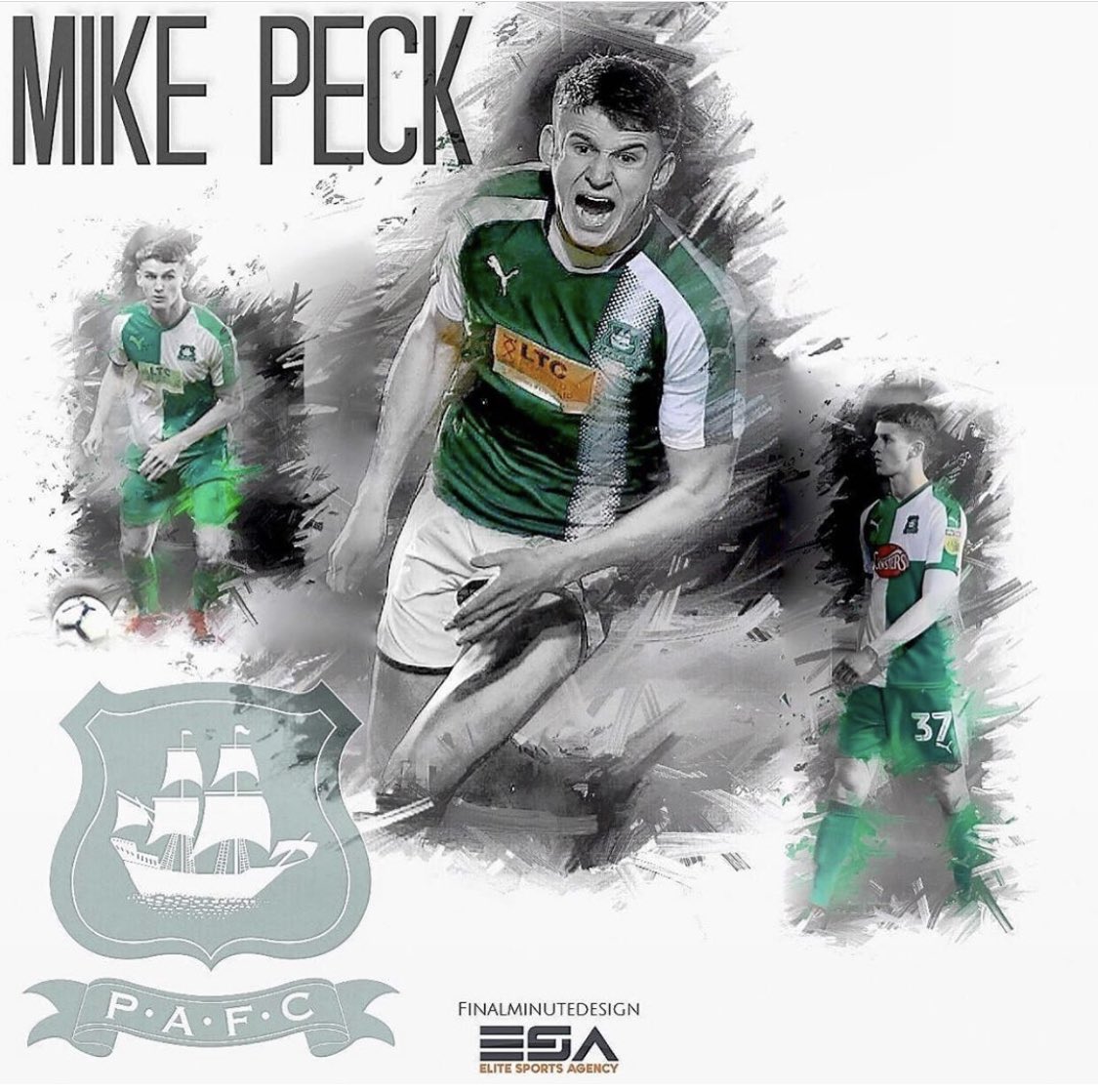 _EliteSportsUK's tweet photo. Welcome to Elite Mike Peck. A talented young player who has come through the ranks at Plymouth Argyle and has already made his full senior debut🔥 #EliteSportsAgency #Leaveyourmark https://t.co/slt0u9nGxi