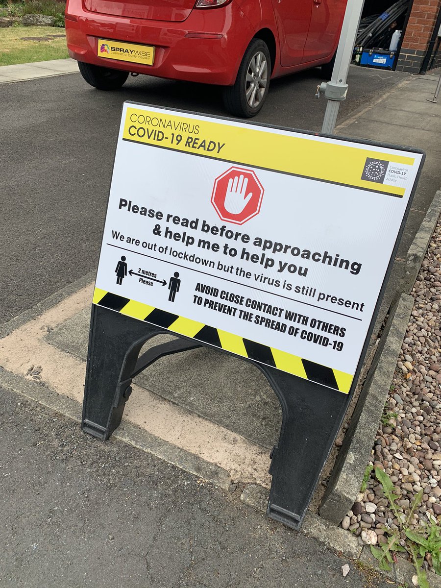 spraywise's tweet image. Thank you to #neilsigns of St.Helens for the safety sign 👍