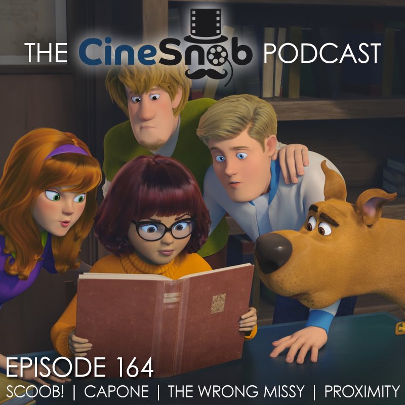 This week on The CineSnob Podcast, the gang solves a mystery with “SCOOB!” and talks “Capone,” “The Wrong Missy,” and “Proximity.” Listen, rate and review: podcasts.apple.com/us/podcast/the… <a href="/cinesnobcody/">Cody Villafana</a> @JocelynDurand_ <a href="/jerrodkingery/">Jerrod Kingery</a>