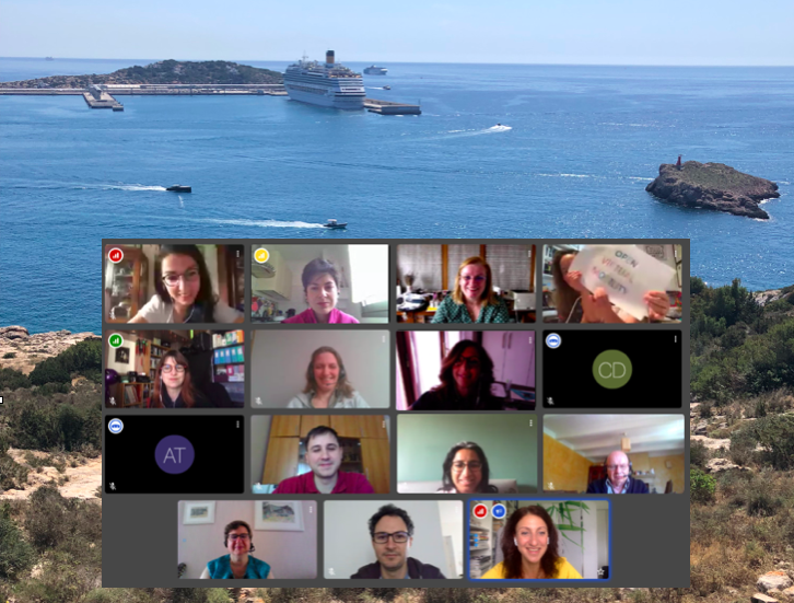 openVM_erasmus's tweet photo. Last Online-Ibiza meeting in @openVM_erasmus - discussing results and sustainability #openvirtualmobility @Erasmus_Project @BeuthHS @mediendidaktik @diando70 @AntonellaPoce @gemturfer @amendoonia @gecasa21 @DebJArnold @jkwebtec @mihaescuvlad @firssova @krajagopal @ilseopdebeeck https://t.co/tNztPHLGqF