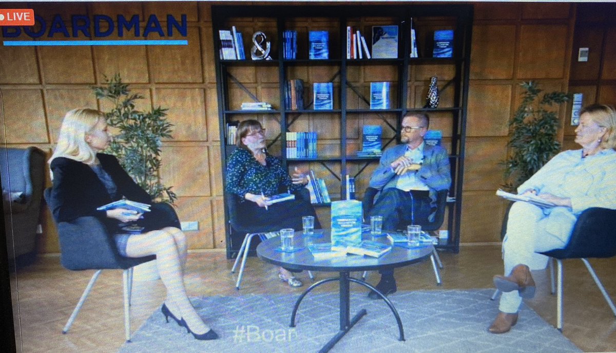 Inhimillisyys, luottamus ja herkkyys havaita ovat hallitustyön vuorovaikutuksen ytimessä -> arvoa luova yhteistyö -> yrityksen menestys. Älä unohda hpj:n ja tj:n ”pelisäännöistä” sopimista! #SatuKoskinen: Vuorovaikutus hallitustyön ytimessä. 
#boardmankirja #hallitustyö