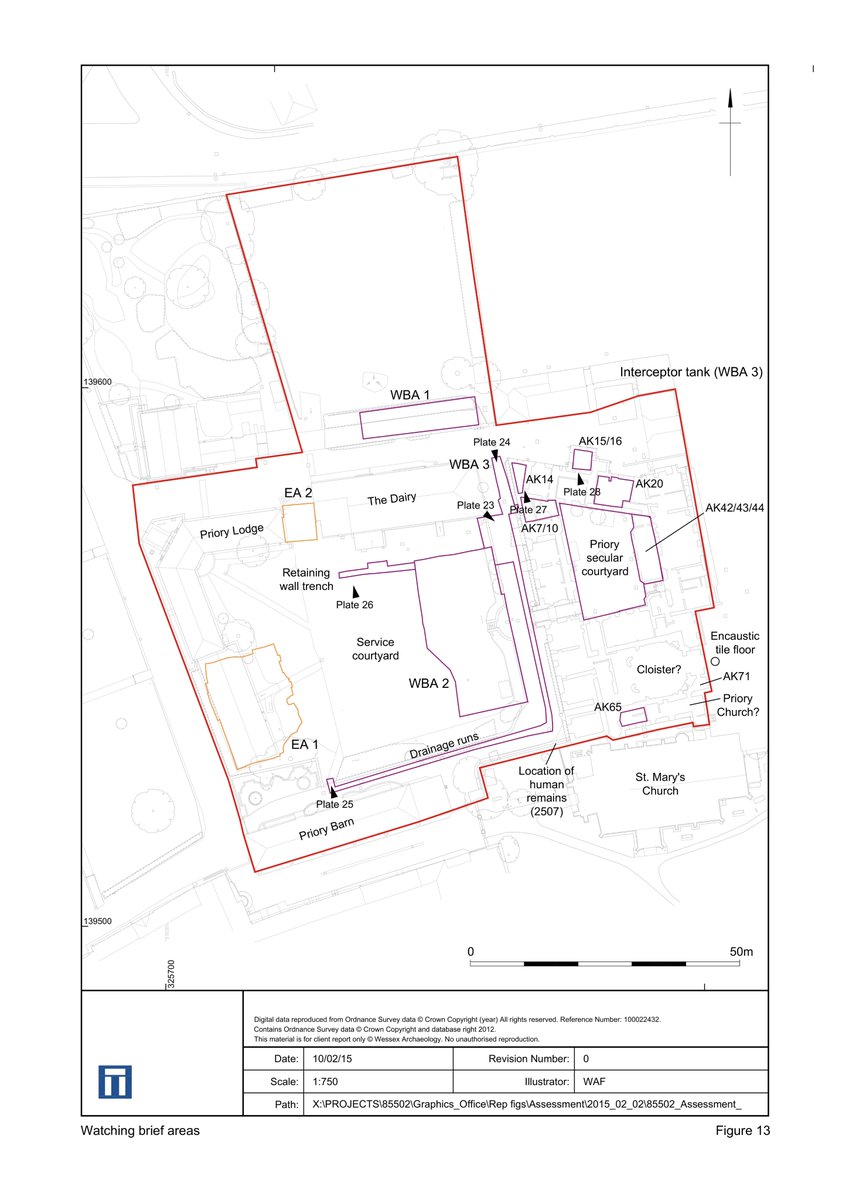 Cannington Priory was a Benedictine female house founded c.1138, valued £69 (nice.) in 1534/5, suppressed 36. Wessex Archaeology's extensive excavation 2013/4 while not establishing a plan as such, did corroborate the priory's location right next to the parish. no ghosts found.