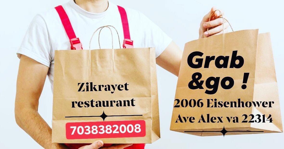 Zikrayet's tweet photo. Support your local business in #Alexandria #curbsidepickup #grabandgo #takeout #StayHome https://t.co/Em4ZdEJ8ty