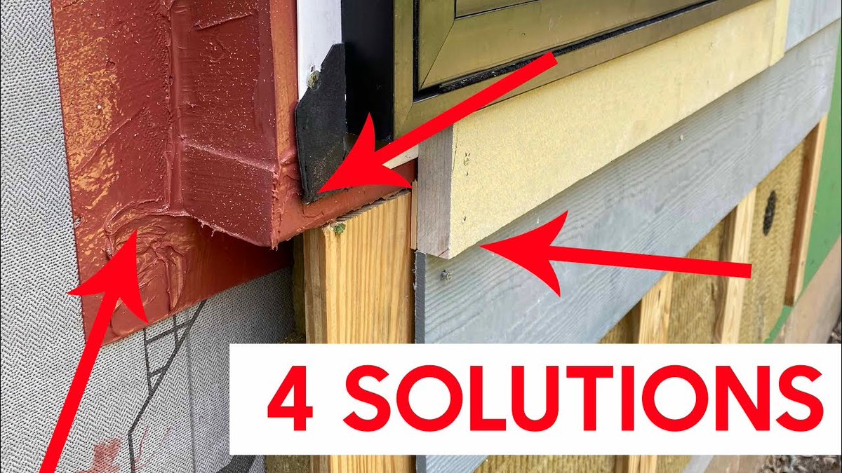 PROSOCO's tweet photo. "Once this FastFlash is done, that window opening is money. It's totally waterproof." 

Matt Risinger shows 4 ways to work around exterior insulation that comes out past windows and finishings.    #RoughOpening #RGuard #FastFlash #Waterproofing #Windows https://t.co/QCC8NVnhfW https://t.co/eCTC5JfuHP