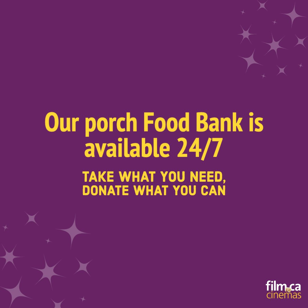 FilmCaCinemas's tweet photo. Take what you need, donate what you can! ❤️

Our porch food bank is available 24/7! We usually run low on non-perishable food, pet food, cleaning supplies and toiletries! 💕

Share this post so others know it's available! 👍

#foodbank #community #oakville #kerrstreet https://t.co/QaoGzIjZ33