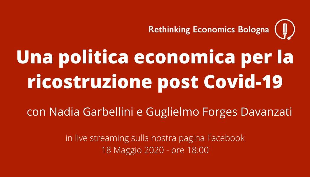RethinkingEcon1's tweet photo. Vi aspettiamo oggi per l'evento:"Una politica economica per la ricostruzione post Covid-19". Ne parleremo con la Professoressa Nadia Garbellini ed il Professore Guglielmo Forges Davanzati. 
Live dalla nostra pagina Facebook: https://t.co/LqebaFXDGo https://t.co/DlwaEIng9A