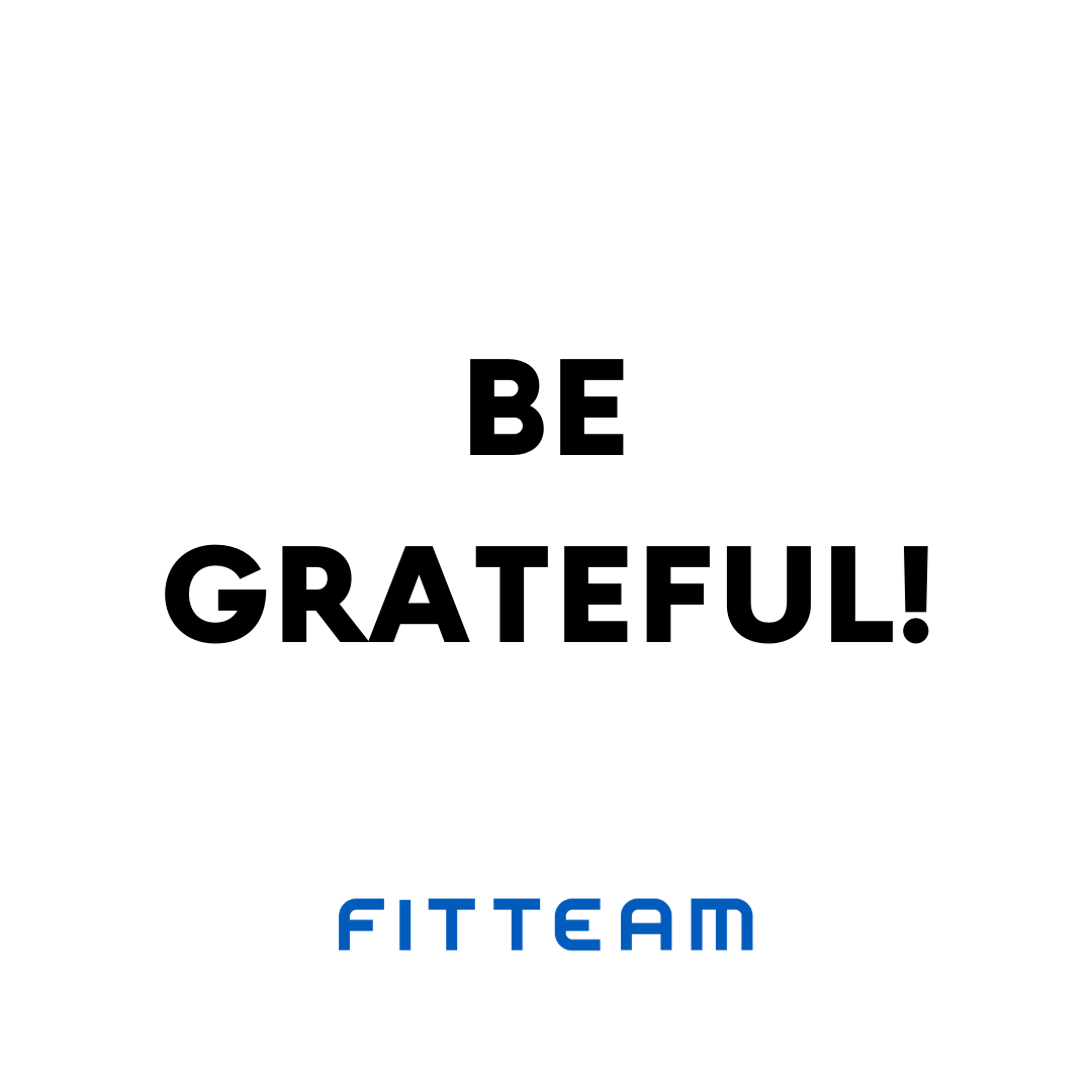 FITTEAM GLOBAL on Twitter: "Be grateful! #fitteam…