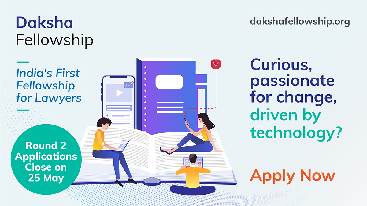 Our round 2 application deadline is quickly approaching!
Make sure you get your entries in before 25 May

Find out more at dakshafellowship.org/faq
Apply NOW dakshafellowship.org/login